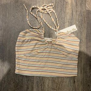 Grey Bandit Cropped Tank - Endless Blu